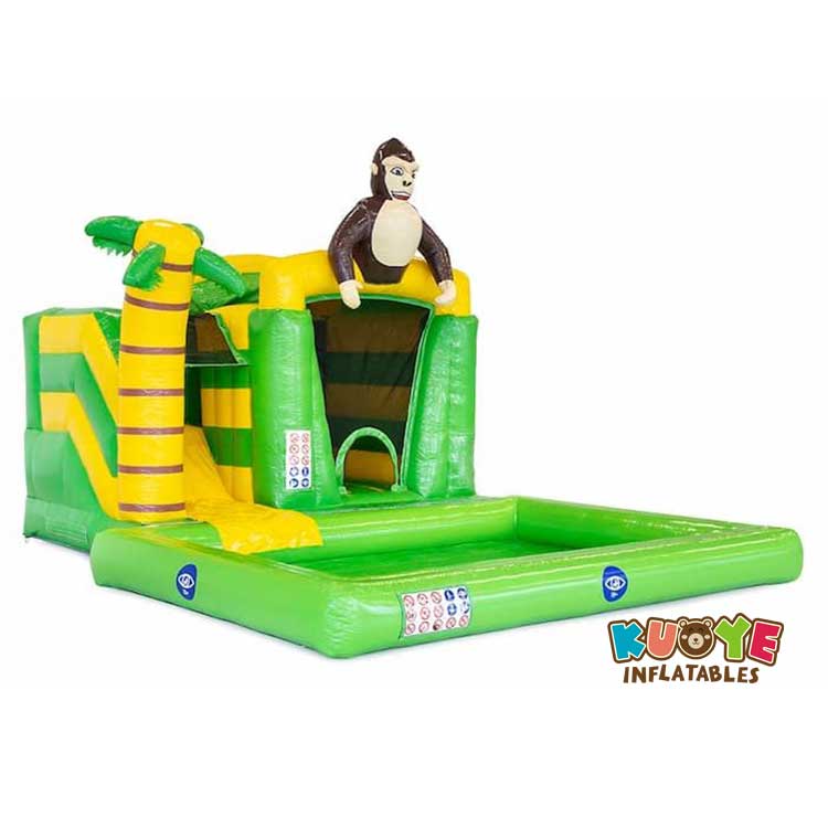 CB097 Mini Splash Bounce Jungle Bounce House Combo Units for sale 3