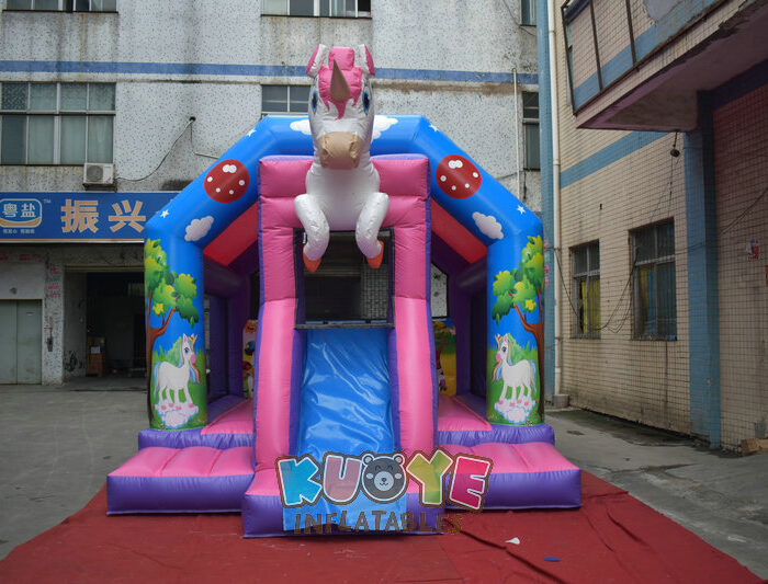 CB022 Unicorn Disco Bouncy Castle Combo Units for sale 2