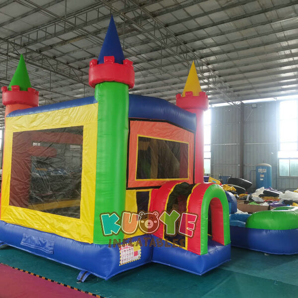 CB085 Modular Modern Rainbow Inflatable Water Slide Bounce House Combo (11) CB085 Modular Modern Rainbow Inflatable Water Slide Bounce House Combo (11)