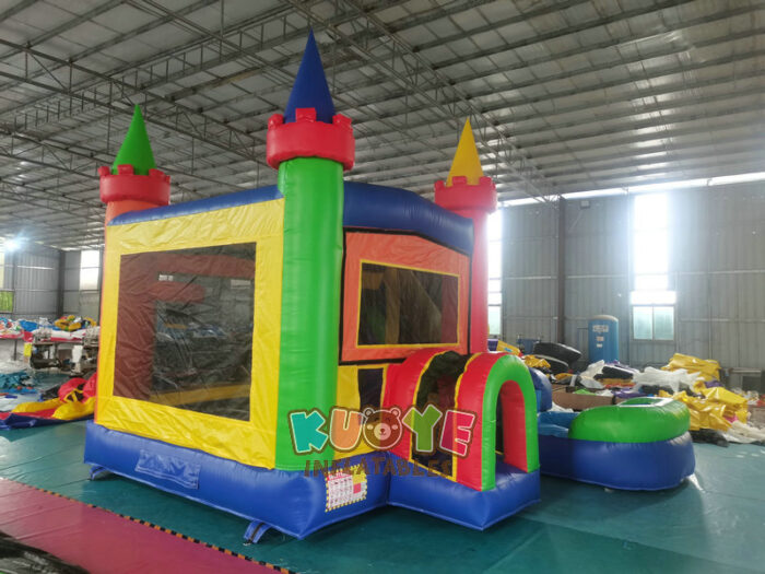 CB085 Modular Modern Rainbow Inflatable Water Slide Bounce House Combo Combo Units for sale 11
