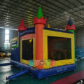 CB085 Modular Modern Rainbow Inflatable Water Slide Bounce House Combo (13)