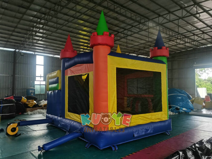 CB085 Modular Modern Rainbow Inflatable Water Slide Bounce House Combo Combo Units for sale 12