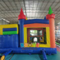 CB085 Modular Modern Rainbow Inflatable Water Slide Bounce House Combo (14)