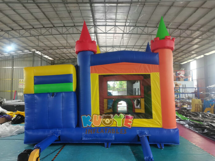 CB085 Modular Modern Rainbow Inflatable Water Slide Bounce House Combo Combo Units for sale 13