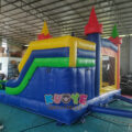 CB085 Modular Modern Rainbow Inflatable Water Slide Bounce House Combo (15)