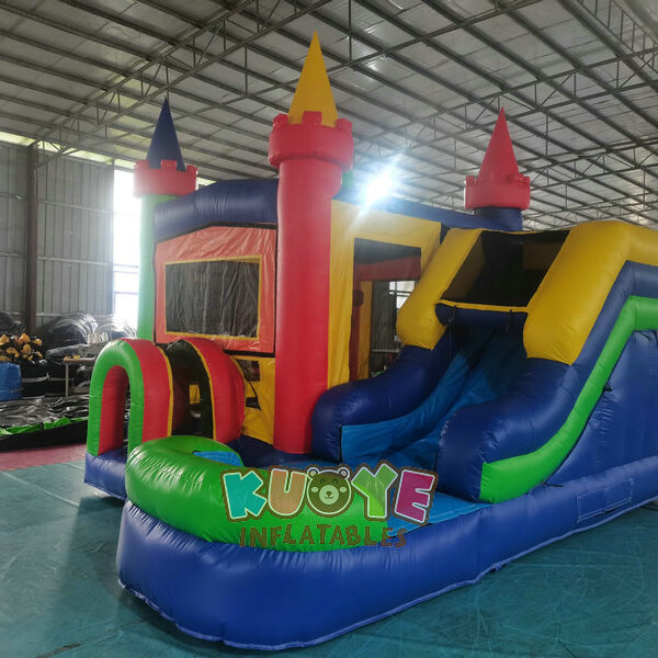 CB085 Modular Modern Rainbow Inflatable Water Slide Bounce House Combo (17) CB085 Modular Modern Rainbow Inflatable Water Slide Bounce House Combo (17)