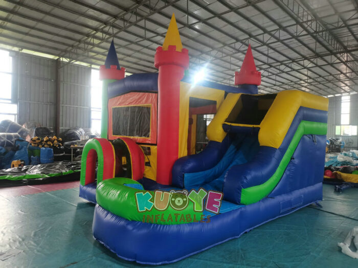 CB085 Modular Modern Rainbow Inflatable Water Slide Bounce House Combo Combo Units for sale 16