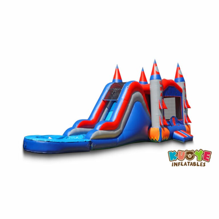 CB1809 Inflatable Commercial Wet Dry Bounce House Combo Combo Units for sale 3