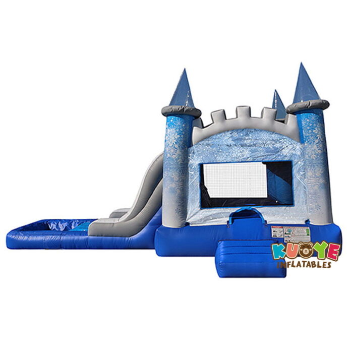 CB1813 Ice Castle Combo Frozen Bouncer Combo Units for sale