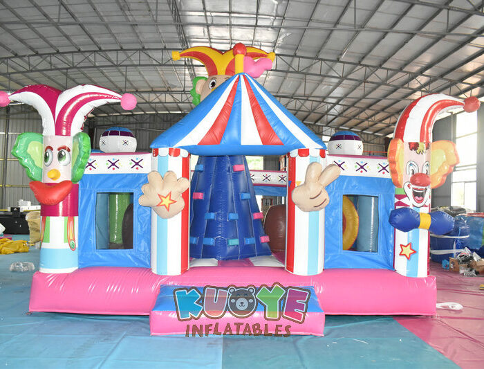 CB1807 Circus Party Clown Bouncy Castle Combo Units for sale 2