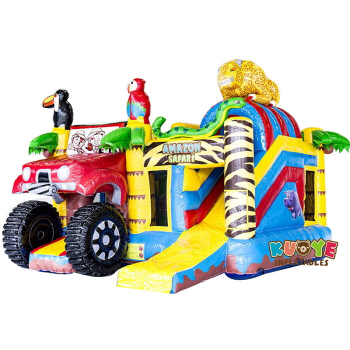CB006 Multiplay Safari Combo Bouncy Castle Combo Units for sale