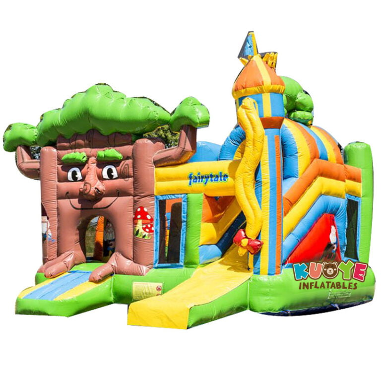 CB004 Fairytale Tree Bouncy Castle with Slide Combo Units for sale 3