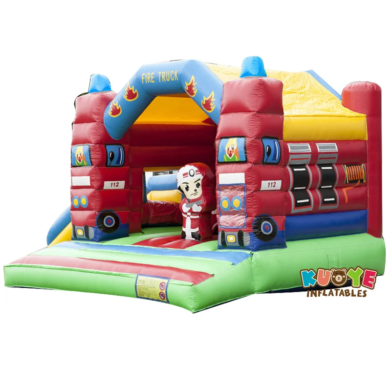 BH028 Fire Truck Bounce Castle Bounce Houses / Bouncy Castles Bounce Houses / Bouncy Castles 3 BH028 Fire Truck Bounce Castle Bounce Houses / Bouncy Castles for sale 3
