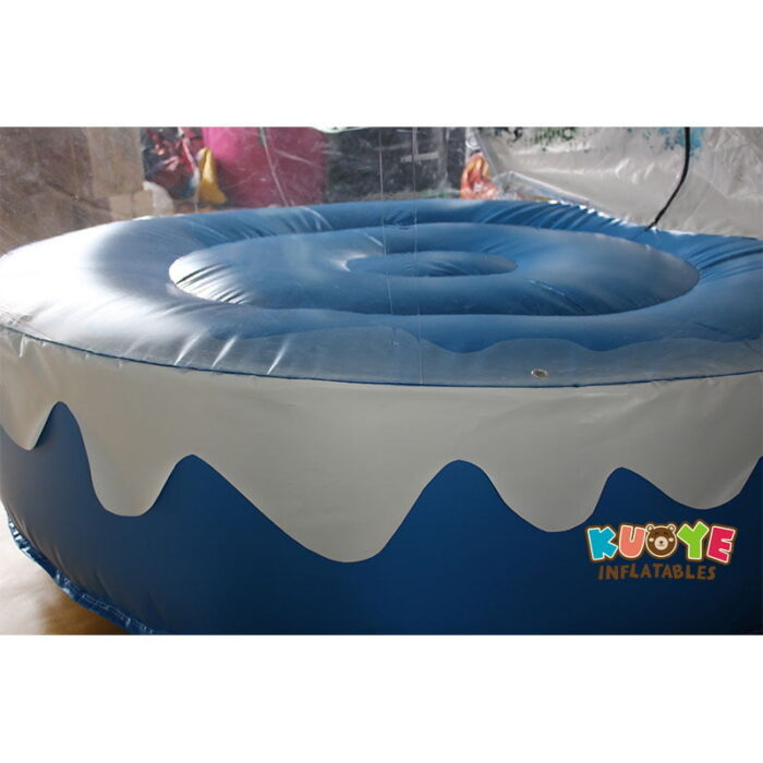 XMAS005 3m Christmas Decoration Inflatable Snow Globe Transparent Bubble Tent Xmas Themes for sale 2
