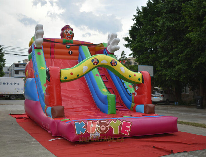 SL033 Happy Clown Slide Inflatable Slides for sale 2