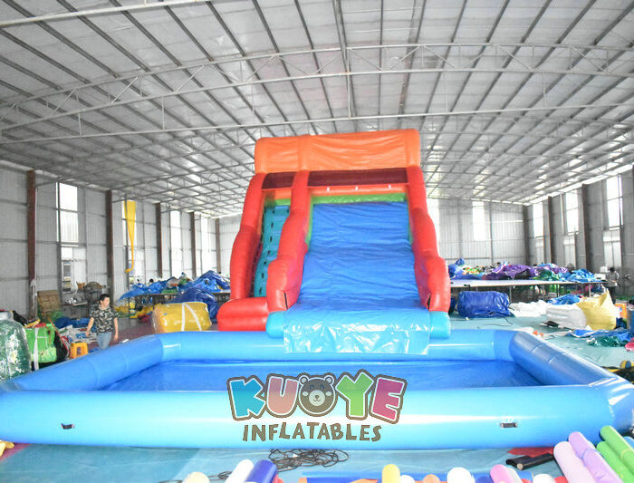 WS048 20ft Inflatable Land Water Park with Pool Water Slides for sale 2