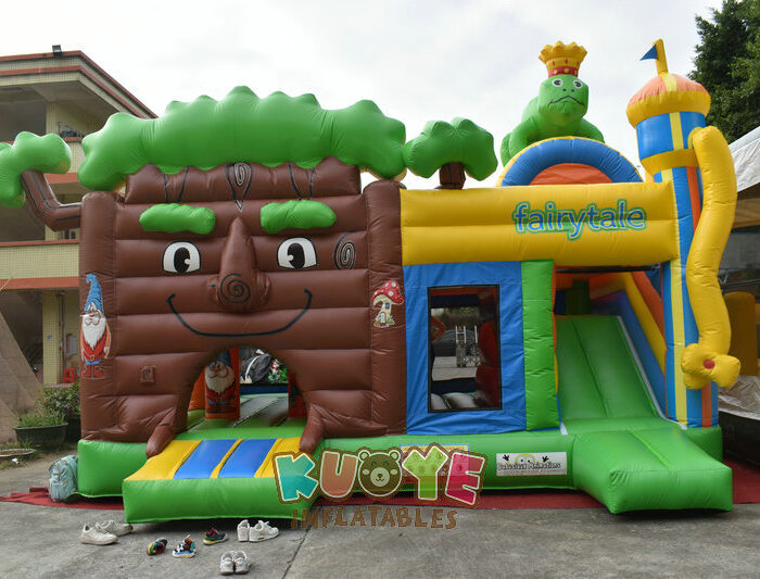 CB004 Fairytale Tree Bouncy Castle with Slide Combo Units for sale 2