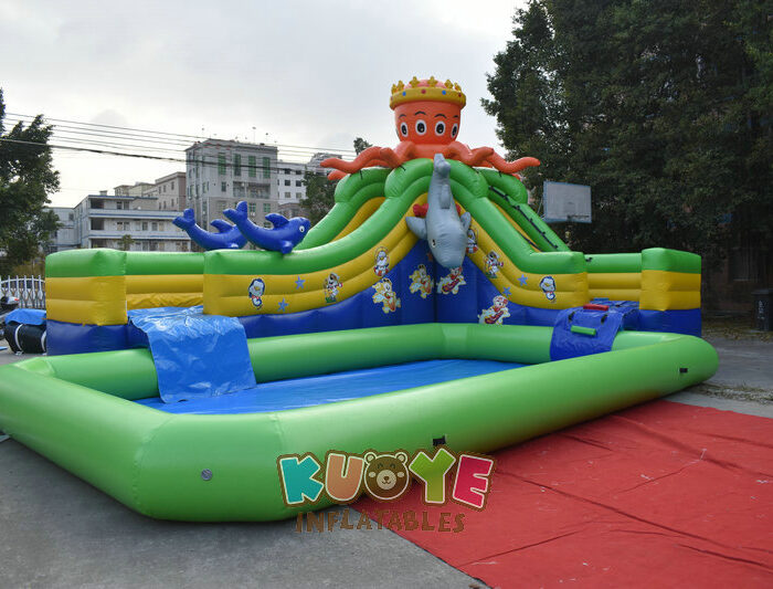 WG1826 Inflatable Octopus Water Park Mobile Water Parks for sale 2