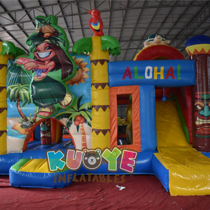 CB007 Multiplay Hawaii Combo Bouncy Castle Combo Units for sale 2