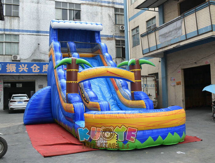 WS009 20ft Tropical Palm Tree Inflatable Water Slide Water Slides for sale 6