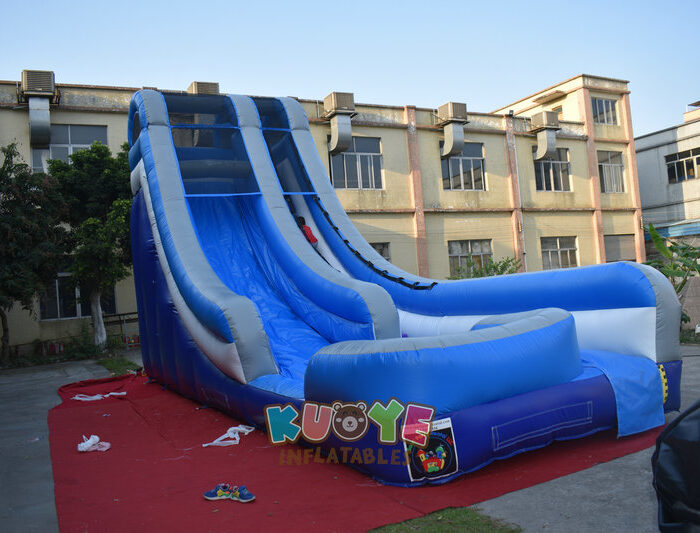 WS039 18ft Blue Wet Dry Inflatable Slide Water Slides for sale 2
