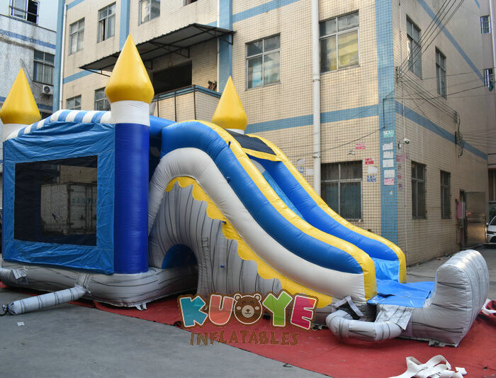 CB061 Commercial Grade Inflatable Combo Skyline Titan Bounce House with Slide Combo Units for sale 2