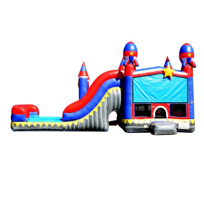 CB041 Rocket Dual Lane Titan Plus Inflatable Combo Combo Units for sale