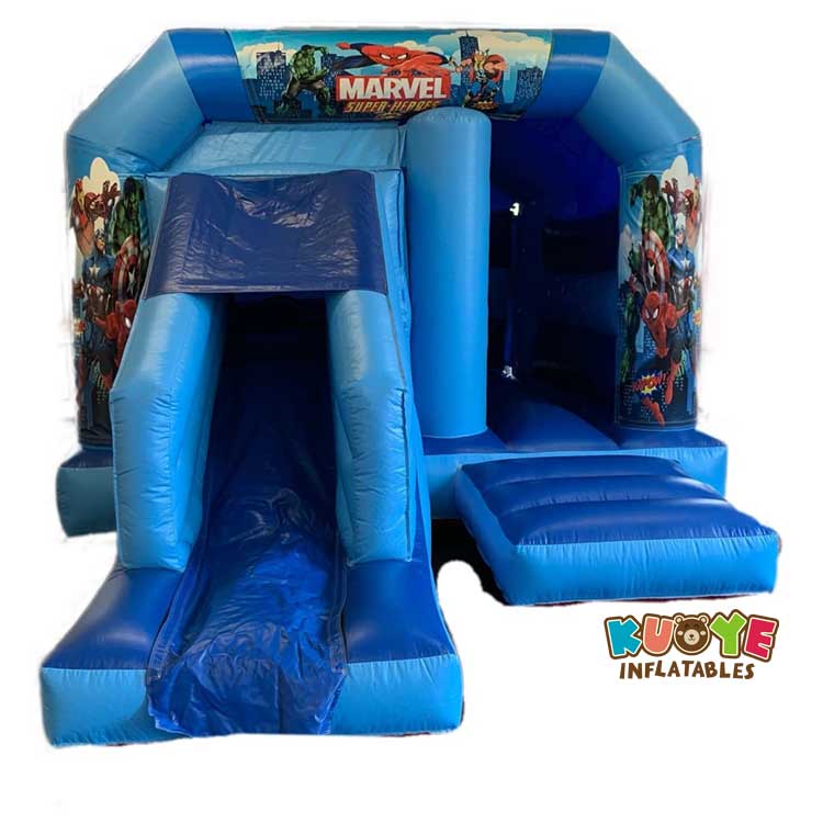 CB050 12′ x 15′ Children Super Heroes Castle Slide Combo Units for sale 3
