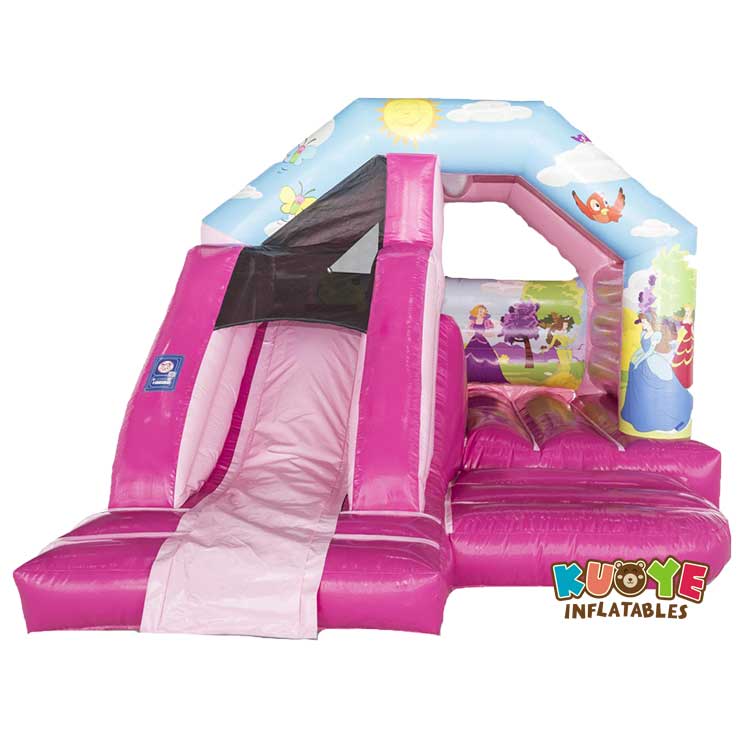 CB048 12′ x 15′ Kids Princess Bouncy Castle Slide Combo Combo Units for sale 5