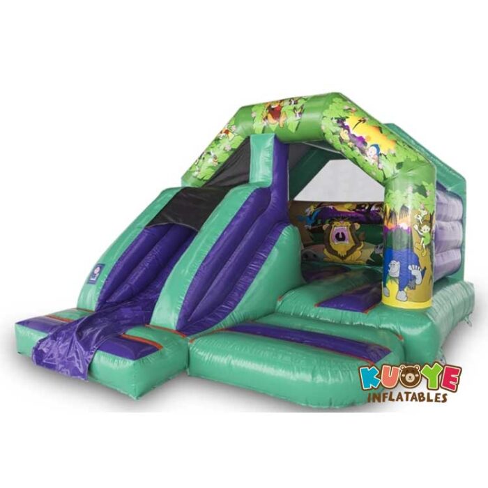 CB055 12′ x 15′ Jungle Slide Combo Castle Combo Units for sale