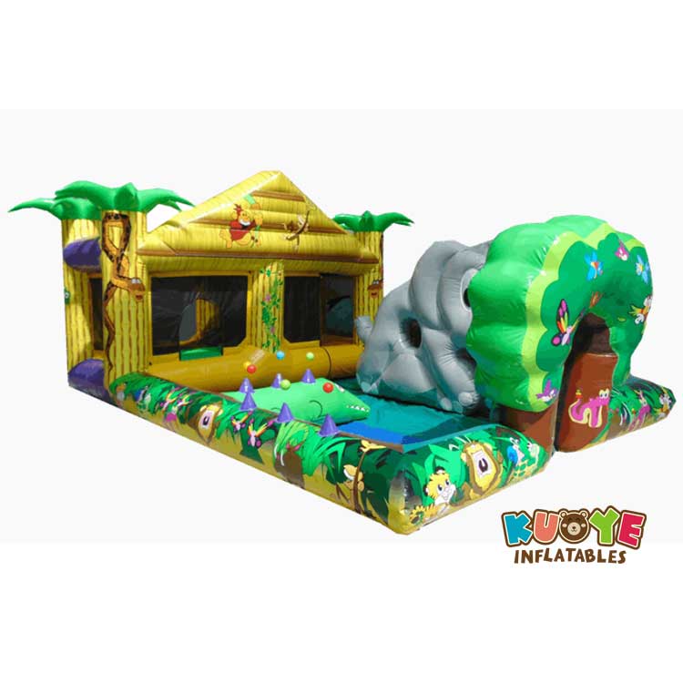 CB056 14′ x 20′ Inflatable Jungle Play Zone Combo Units for sale 5