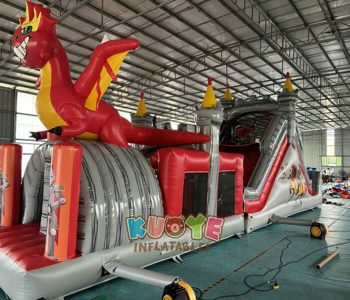 OC001 Outdoor Commercial Dragon Obstacle Course Inflatable Obstacle Courses for sale 2