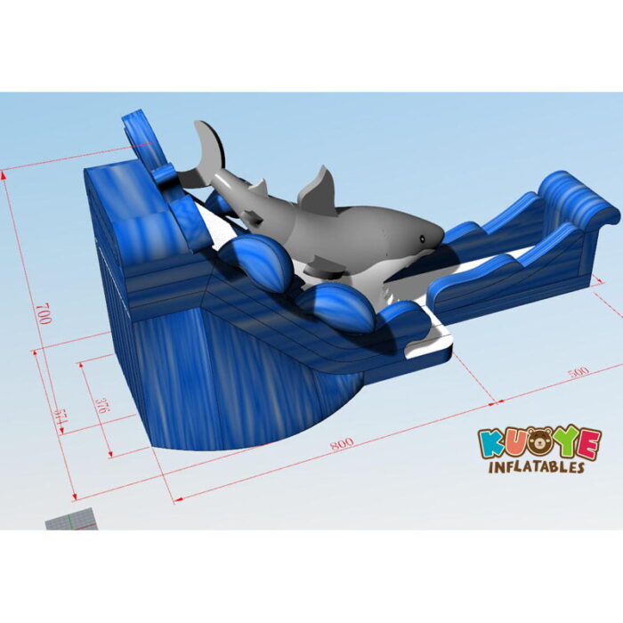 WS006 Giant Shark Water Slide Water Slides for sale 2