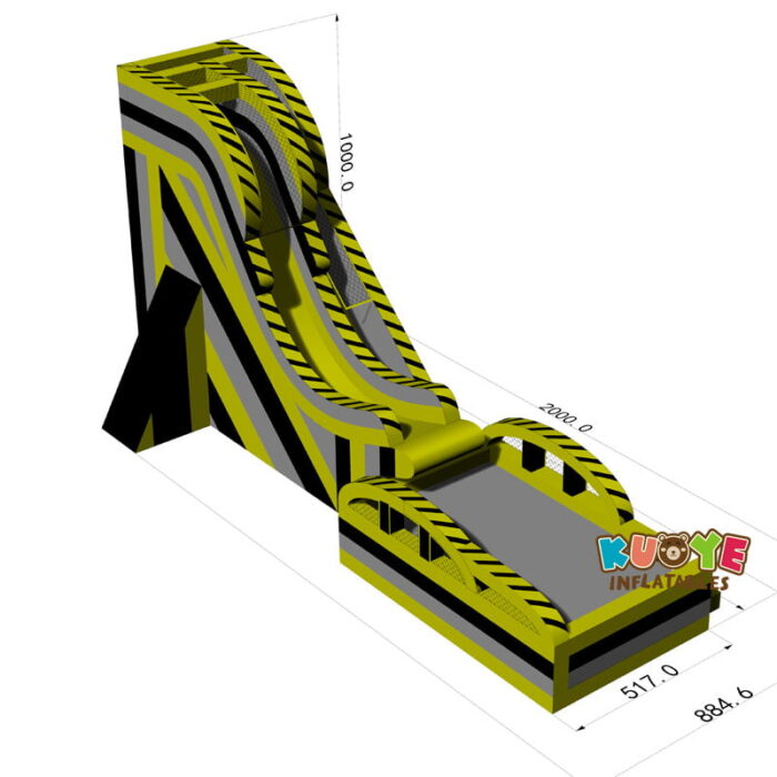 WS007 Inflatable Drop Kick Water Slide Water Slides for sale 2