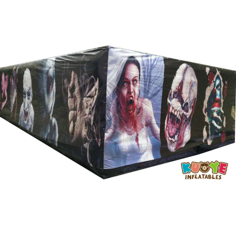 SP020 PVC Halloween Inflatable Haunted Maze Walking Dead Theme Sports/Interactive Games for sale 9