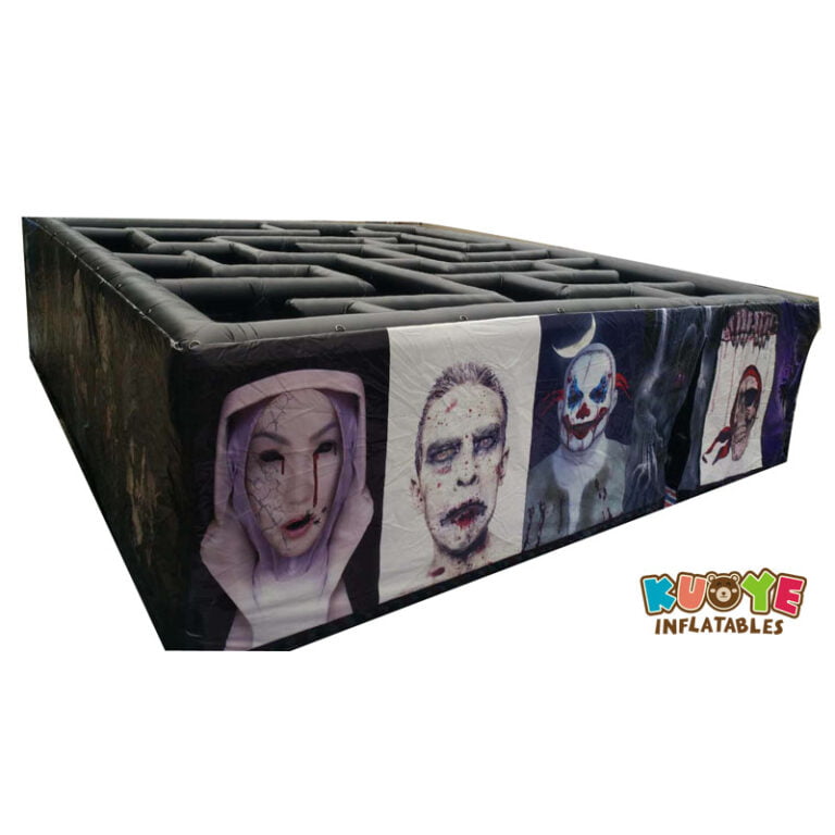 SP020 PVC Halloween Inflatable Haunted Maze Walking Dead Theme Sports/Interactive Games for sale 5
