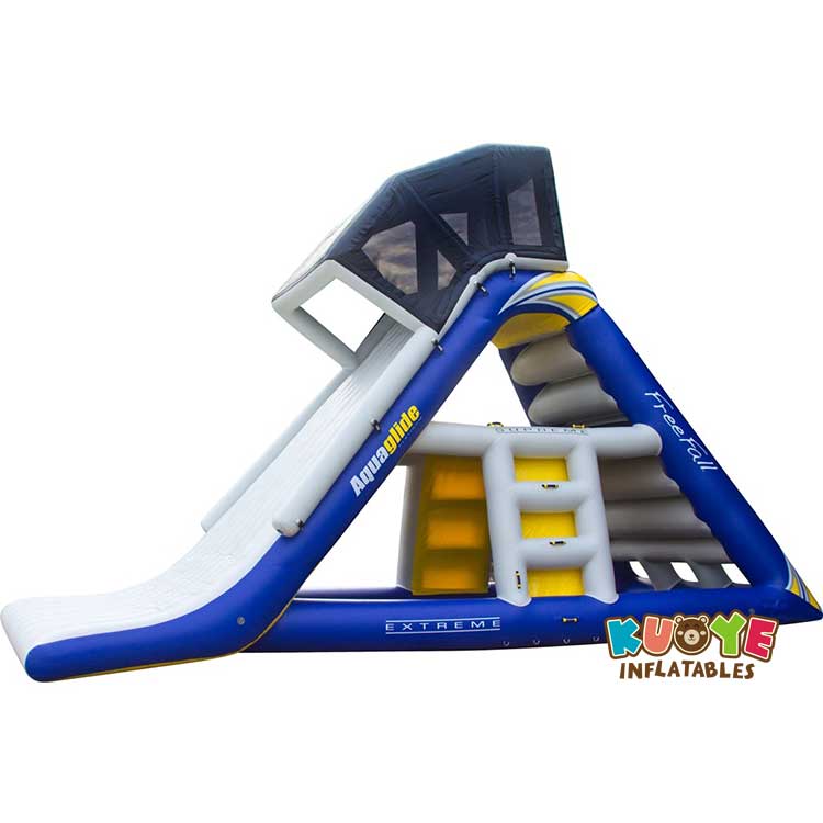 WG1888 Freefall Supreme Water Slide Inflatable For Sea Water Games for sale