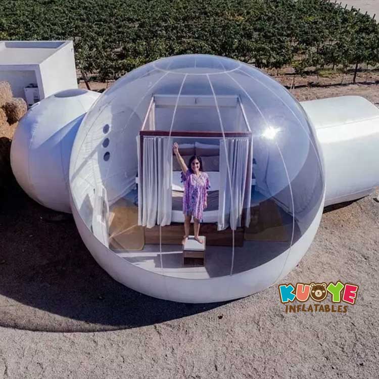 TT008 Outdoor Inflatable PVC Transparent Bubble Tent Tents for sale 5