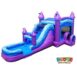 CB083 Mega Purple Marble Water Slide Bounce House Combo