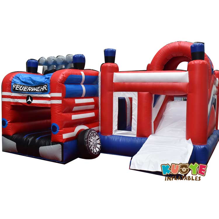 CB074 Multiplay Firefighter Bouncy Castle Combo Units for sale 5