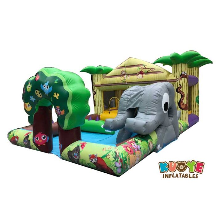 CB070 Jungle Soft Play Park Inflatable Combo Units for sale
