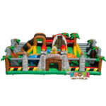 AP005 Dinosaur Park Inflatable Trampoline with IPS System