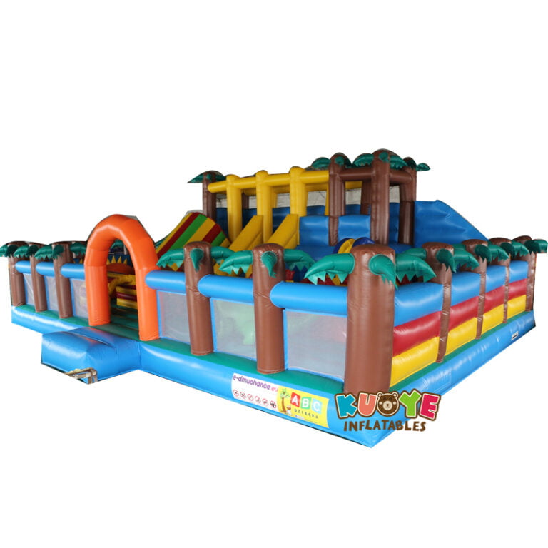 AP002 Jurassic Dinosaur Inflatable Trampoline Playground Playlands for sale