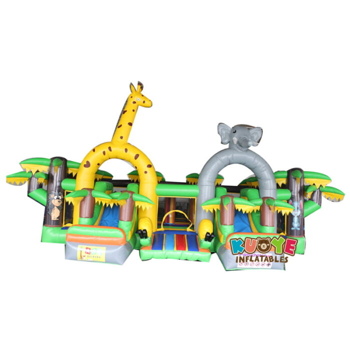 AP001 Adrenaline Jungle Zone Inflatable Playground Playlands for sale