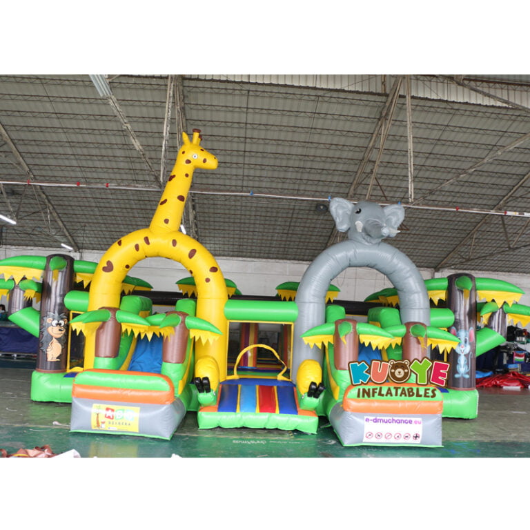 AP001 Adrenaline Jungle Zone Inflatable Playground Playlands for sale 4