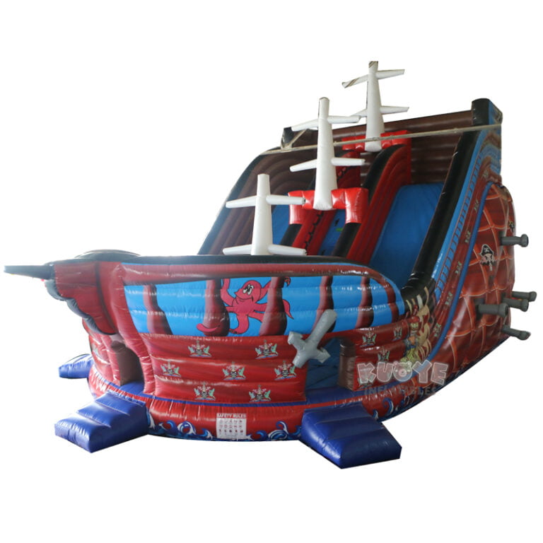 SL001 Giant Pirate Ship Inflatable Slide Inflatable Slides for sale