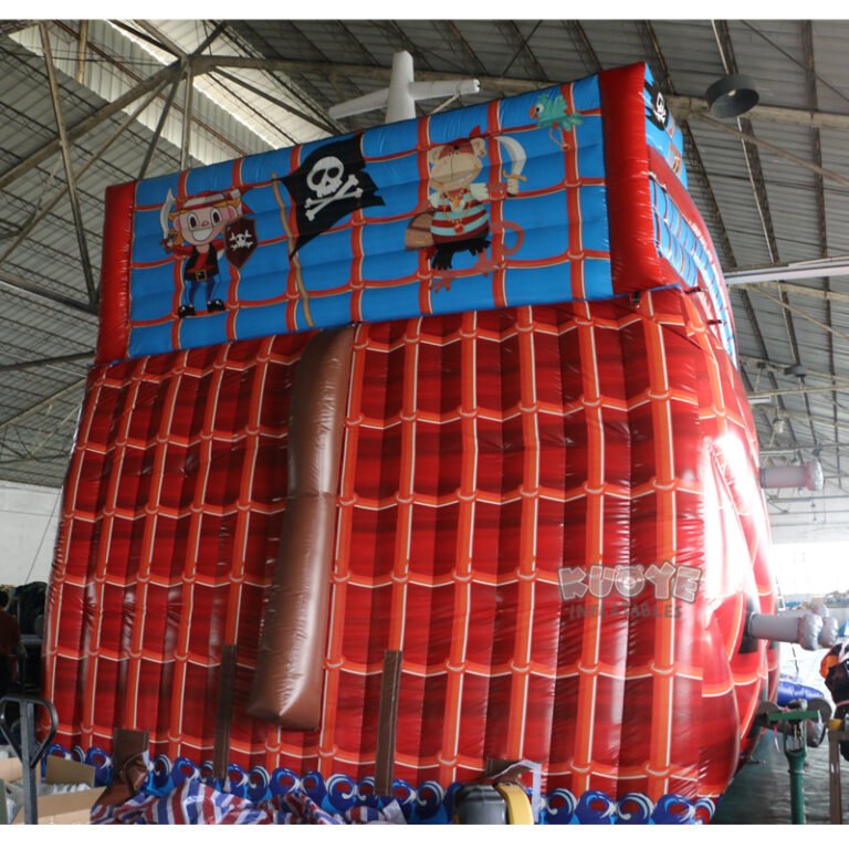 SL001 Giant Pirate Ship Inflatable Slide Inflatable Slides for sale 7