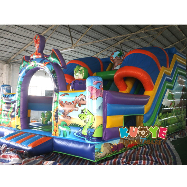 SL002 Jurassic Dinosaur Inflatable Slide Inflatable Slides for sale 6
