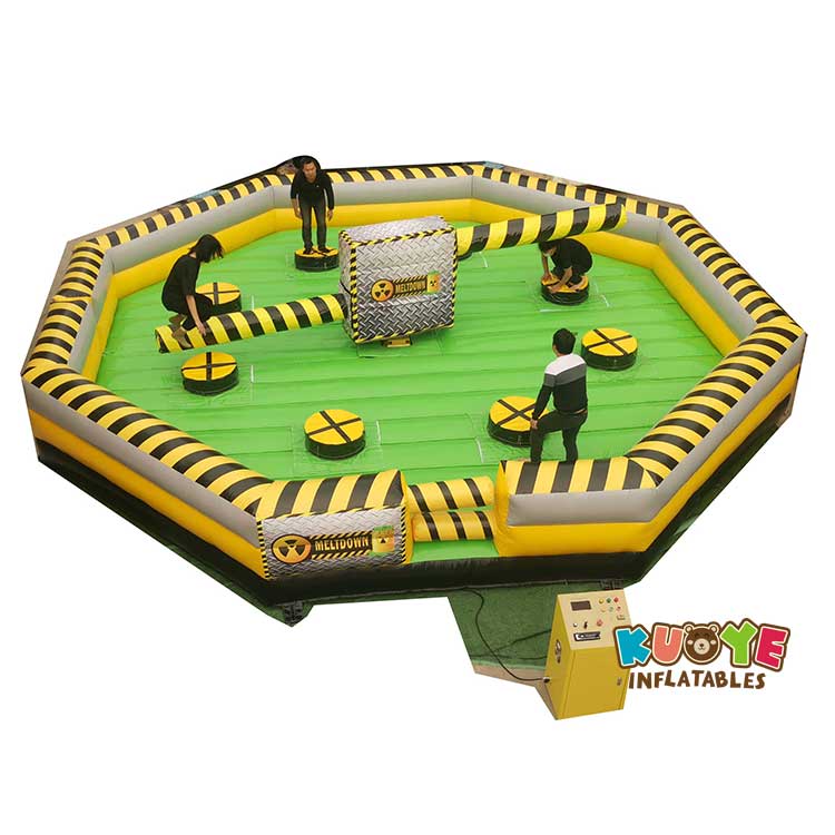 MR013 8 Players Toxic Meltdown Inflatable Wipeout Mechanical Rides for sale 4