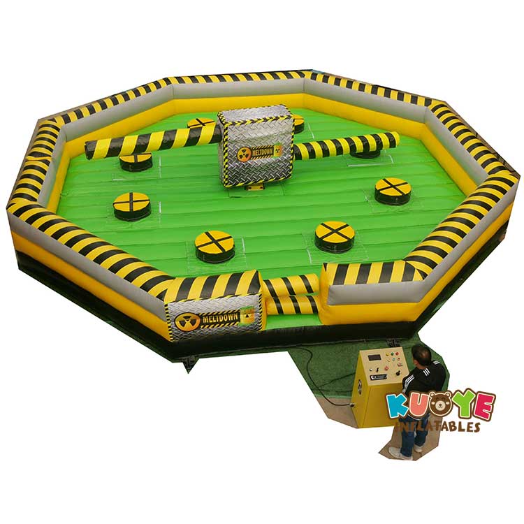 MR013 8 Players Toxic Meltdown Inflatable Wipeout Mechanical Rides for sale 6